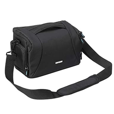 Bodyguard Easy SLR XL - Custodia grande per fotocamere reflex, per corpo e 3 obiettivi, per Canon EOS 70D 77D 80D 200D 1300D 2000D 4000 D700D 750D 760D 77D 800D, colore: Nero