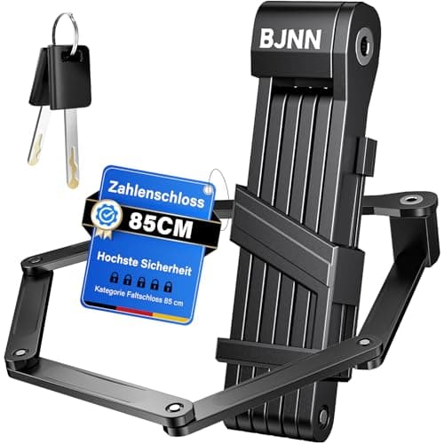 Lucchetto Pieghevole per Bici,80 cm 6 Nodi Lucchetto Bicicletta Antifurto, con Supporto e 3 Chiavi di Sicurezza, Portatile Piegatura Catena Bici, per Bicicletta, Moto，E-Scooter