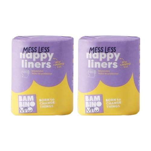 Bambino Mio, Veline Pannolino Supersoft, Biodegradabili, 100 Veline, 2 Pezzi