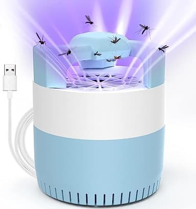 Lampada anti-zanzara elettrica, lampada anti-zanzara pieghevole per interni elettrici anti mosche uccide mosche zanzara pieghevole a mosca per camera da letto, giardino, campeggio