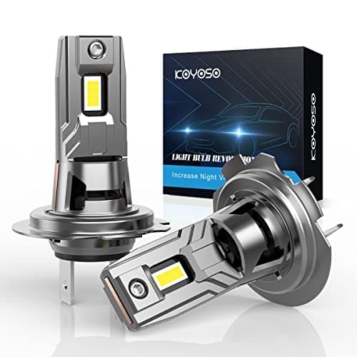 KOYOSO H7 LED Lampadine 16000LM, LED Lampadina Fari Auto Compatibile con DC 12V per Efficienza Energetica