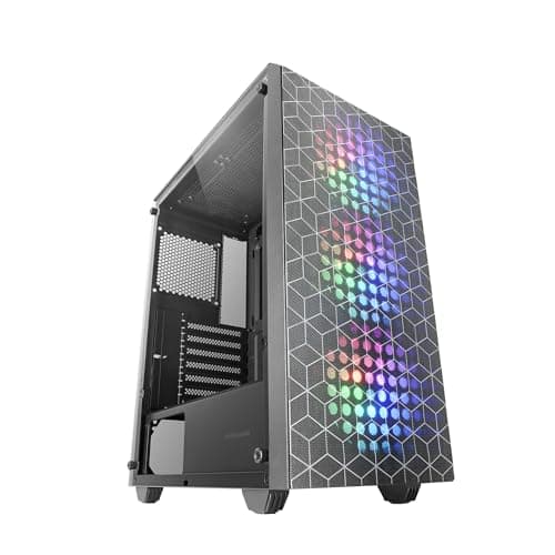 Mars Gaming MC-MAG, Case Gaming ATX, Pannello Laterale Completo Vetro Temperato, Doppia Griglia Magnetica Antipolvere Anteriore + Superiore, 3x Ventole FRGB 120mm, Raffreddamento Liquido 360mm, Nero