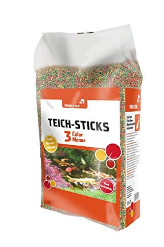 Mangime per pesci da laghetto come pesci rossi e Koi - Pond Sticks a 3 colori 7 litri