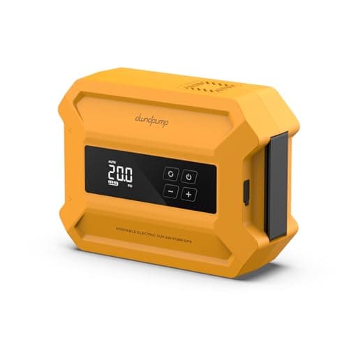 dwndpump Pompa SUP 20PSI Alta Pressione, Ricaricabile Elettrica, Funzione Intelligente di Sgonfiaggio a Doppio Stadio, Spegnimento Automatico, Display a LED, Portatile Elettrico Aria Pompa