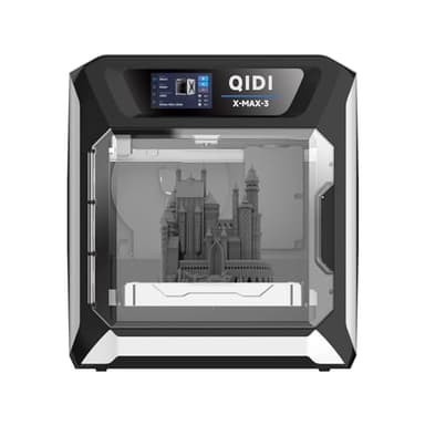 QIDI TECH MAX3 Stampante 3D,stampa veloce 600mm/s,grado industriale di alta precisione e alta velocità,livellamento automatico,calore della camera 65℃,grande dimensione di stampa 325 * 325 * 315mm