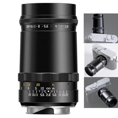 TTArtisan 100 mm F2.8 Bubble Bokeh Obiettivo MF Full Frame per fotocamere mirrorless solo per fotocamere Leica M-Mount