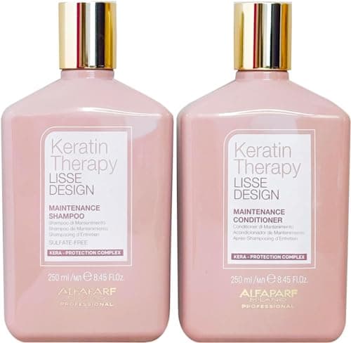 Alfaparf Lisse Design Keratin Shampoo & Conditioner 2 x 250 ml by AlfaParf