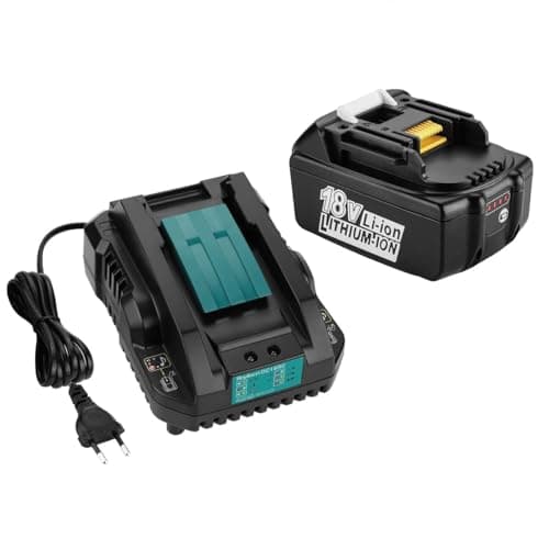 Energup 18V 5.0Ah BL1850 Batteria per Makita Batteria 18V e Caricabatterie BL1850B BL1840B BL1840 BL1830 BL1820 BL1815
