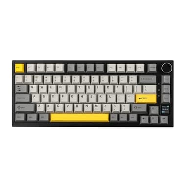 EPOMAKER Ajazz AK820 Pro Gasket Tastiera Meccanica usb c/Bluetooth/wireless, retroilluminata RGB con TFT schermo, cuscino foam per WIN/Mac/PC (Grey, Ajazz Flying Fish Switch)