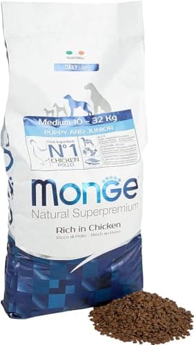 MONGE CROCCHETTE PER CANI 12KG (MEDIUM POLLO PUPPY E JUNIOR)
