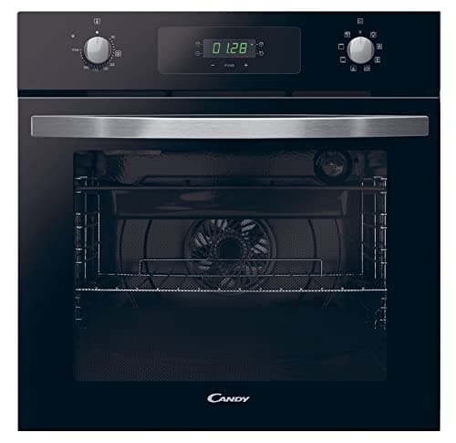 Candy Idea Forno Elettrico da Incasso Ventilato, 70 Litri, Classe A+, Sistema di Pulizia Idrolitica Aquactiva, Controllo tramite App hOn, 59,5 x 59,5 x 58,8 cm, Nero - FIDC N615