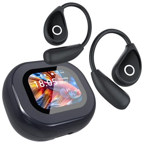 MONODEAL Traduttore Auricolare, Ai Traduttore Schermo LCD Touchscreen, Cuffie Suono Osso, 134 Traduttori Vocali con Tempo Reale Traduzione Cuffie Traduzione in Tempo Reale per Viaggi Imparare