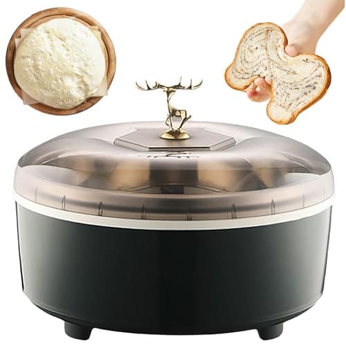 Macchina per la Lievitazione Dell'impasto, Macchina per la Fermentazione del Pane da 5 Litri, Temperatura Regolabile 20-55 ℃ e Temporizzazione 24 Ore, Scatola di Lievitazione Termostatica Automatica