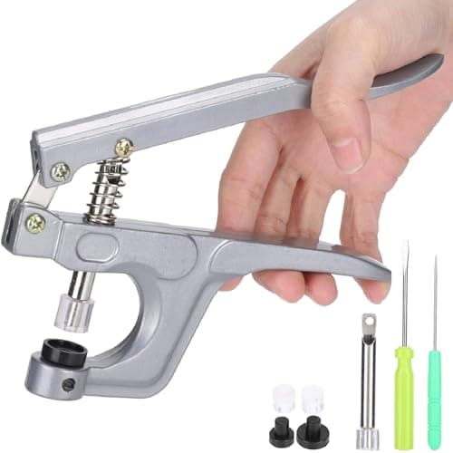 Snap Bottoni Pinze, Pinze Installazione per Bottoni, Pinze per Bottoni Automatici, Bottoni a Pressione Pinza Pinze per Bottoni T3 T5 T8 Abbigliamento Pulsante Pinze Strumento per Cucire