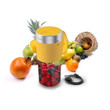 Moulinex Lightmix, Frullatore Portatile, 300 ml, Potente, Ricaricabile, Nest Yellow, LM1C0210