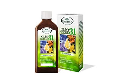L'Angelica Olio D'Erbe 31, Miscela Oli Essenziali per Diffusore, per Massaggi e Aromaterapia, Tonificante, Rilassante, Flacone da 230 g
