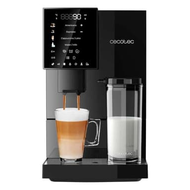 Cecotec Macchina da Caffè Superautomatica Cremmaet Compactccino. 1350 W, Thermoblock, Pompa di Pressione da 19 bar, Sistema Plug&Play, Serbatoio di Caffè con Macinacaffè Integrato