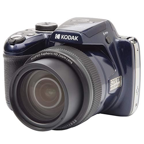 KODAK Pixpro AZ528 - Fotocamera Bridge Digitale 16 Mpixel, Zoom ottico x52, Stabilizzatore Ottico, Schermo LCD da 3 pollici, Video Full HD 1080p, Batteria agli ioni di litio - Blu Notte