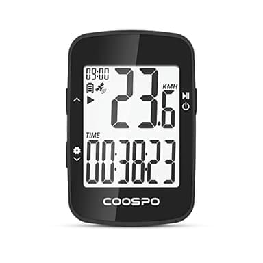 COOSPO BC26 Ciclocomputer GPS Senza Fili Contachilometri Bici Wireless Bluetooth con Display da 2,3 pollici Retroilluminazione Automatica IP67 Impermeabile