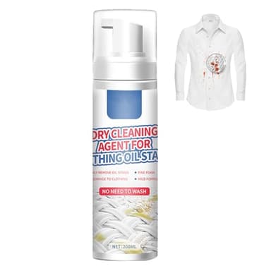 Spray Lavaggio a Secco Vestiti,Spray Lavaggio a Secco,Spray Detergente Senza Risciacquo,Spray Detergente Senza Risciacquo,Spray Lavaggio a Secco Tessuti,Casa Vestiti Spot Detergente a Secco