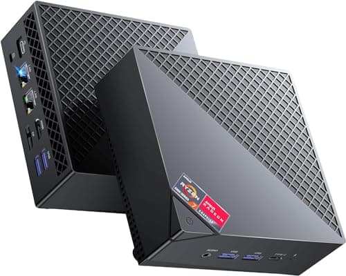ACEMAGICIAN AM06Pro Mini PC, AMD Ryzen 7 5700U (8C/16T, fino a 4.3 GHz), 32GB DDR4 1024GB(1TB) SSD, Mini Computer Desktop con 4K Triple Display | Type-C | Dual Ethernet | WiFi 6 | BT 5.2