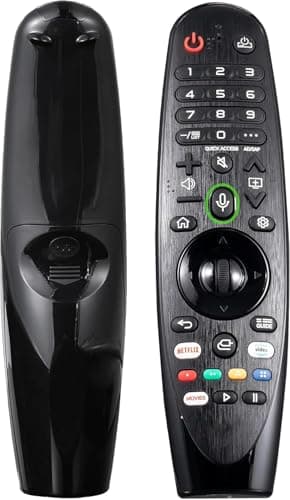 Telecomando Voice Magic per TV LG – Telecomando universale per TV LG Nanocell, WebOS, UHD, OLED, LED, LCD, HD e Smart TV con puntatore e funzione vocale