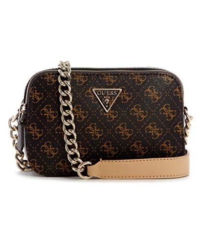 GUESS, Macchina fotografica a tracolla Noelle Donna, Logo marrone, Taglia unica