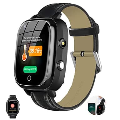 Bracciale Sos Anziani Salvavita GPS 4G Wifi Funzione Di Chiamata, Cadute,Pulsante Di Allarme,Posizione GPS, Geofencing,Fitness Tracker Impermeabile IP67,per Seniori (demenza)
