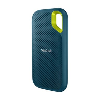 SanDisk 2TB Extreme SSD portatile, USB-C, Unità a stato solido NVMe esterna, fino a 1050 MB/s, Indice di protezione IP65 per la resistenza ad acqua e polvere - Monterey