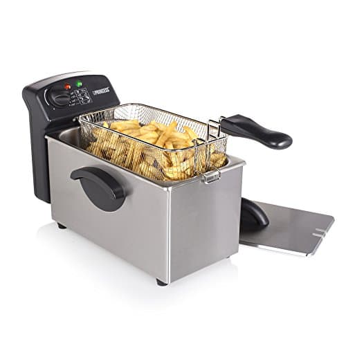 Princess Friggitrice Castel – 3L – 2000 Watt – Acciaio inox – Tecnologia Zona Fredda – 182626