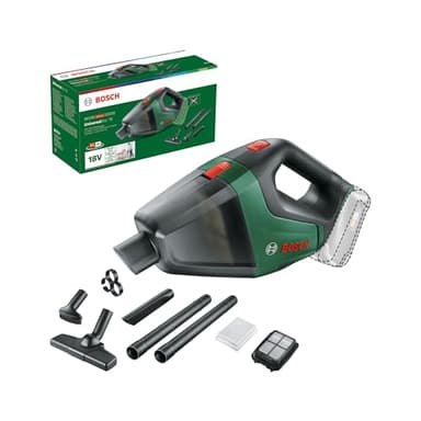Bosch Aspiratore A Batteria Universalvac 18, Senza Batteria, Sistema Da 18 V, Confezione In Cartone, Verde
