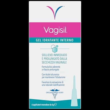 Vagisil Gel Lubrificante Intimo Interno, Allevia La Secchezza Vaginale, A Base Acqua, Con Acido Ialuronico, Per Un Sollievo Prolungato, 30 g