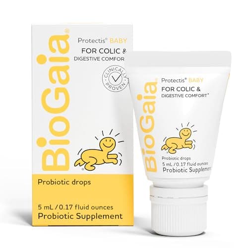 Everidis Health Sciences Protectis Gocce Probiotiche per Neonati, Neonati e Bambini Coliche, Sputi, Costipazione e Comfort Digestivo, 5 ML, 0,17 oz, 1 Confezione