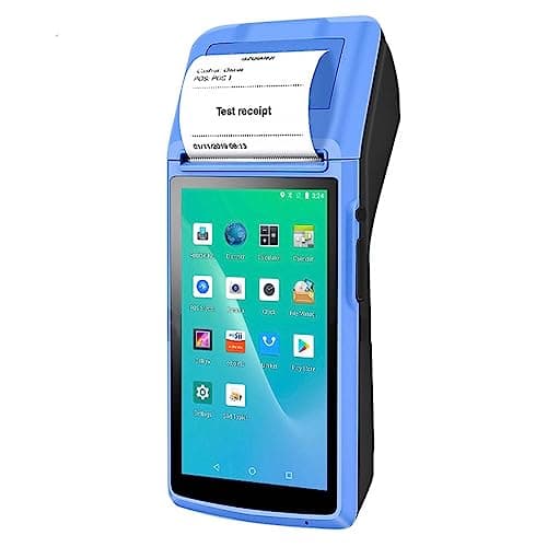 OSMARI Registratore di Cassa Portatile multilingue con ordinazione Wireless Registratore di Cassa Portatile con Stampante POS Bluetooth