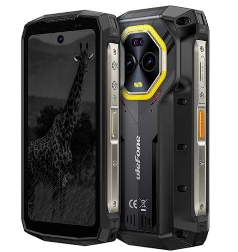 Ulefone Armor Mini 20 Pro 5G Smartphone Rugged, Dimensione del Palmo, 16GB+256GB, Batteria 6200mAh Ricarica Wireless, Fotocamera Visione Notturna 64MP+50MP, 4,7" HD+, IP68 Impermeabile Android 14, NFC