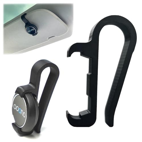 Supporto per Visiera Solare per Ooono Co-Driver No1, Supporto Generico Nero per Visiera Solare 1pz, Supporto/Clip per Visiera Solare