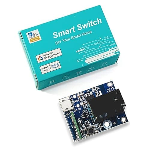 Ewelink - Modulo Relè WiFi, USB DC 5 V Ricevitore a Contatto Pulito,Inching Autobloccante per il Controllo dell'accesso, Porta del Garage, Automazione, Compatibile con Alexa Google Home