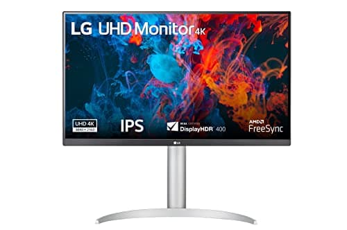 LG 27UP650P Monitor 27" UltraHD 4K LED IPS HDR 400, 3840x2160, 5ms, AMD FreeSync 60Hz, HDMI 2.0 (HDCP 2.2), Display Port 1.4, AUX, Stand Pivot, Flicker Safe, Bianco