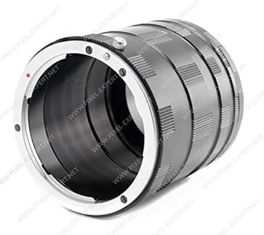 KIT TUBI estensione macro tube extension compatibile con NIKON AI set tubo prolunga D780 D6 D3500 D850 D7500 D5600 D3400 D500 D5 D7200 D810A D5500 D750 D810 D4S D3300 DF D5300 D610 D7100