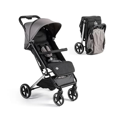 MS Keo Passeggino - Passeggino, Ultraleggero e Compatto - Fino a 22 Kg, Capottina Allungabile e Pieghevole tipo Libro