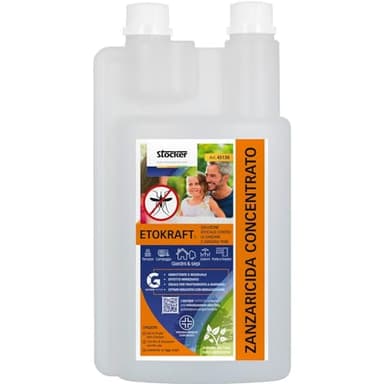 STOCKER - Etokraft zanzaricida concentrato anti-zanzare 1L PMC