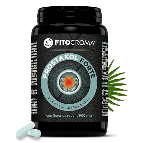 PROSTAXOL FORTE - SERENOA REPENS 900mg - 180 Capsule - Saw palmetto prostata, Integratore prostata, con Ortica, Epilobio, Licopene, Vit.E, Selenio e Proantocianidine, Formula Strong