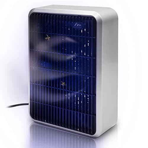 GARDIGO® Zanzariera Elettrica, Antizanzare Luce UV e Doppia Ventola fino a 60 m² | Lampada Anti Zanzare Casa | Aspiratore Insetti | Uso Interno - Alta Tensione 1000V Contro Zanzare, Moscerini, Insetti