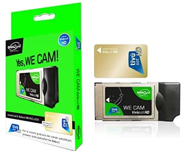 DIGIQUEST We CAM Tivùsat HD certificata | Accesso ai canali HD | Installazione Facile e Veloce | Ideale per amanti di cinema e sport | Smartcard Tivùsat inclusa da attivare