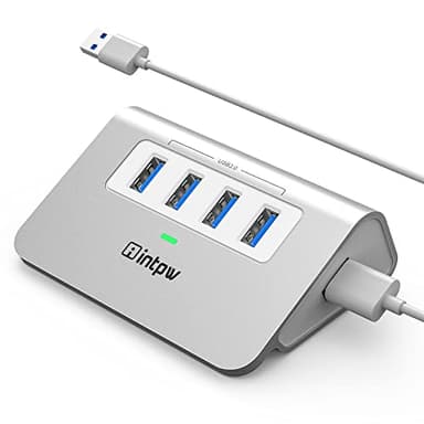 USB Hub, 4 Ports USB 3.0 Hub Multi Port Expander Dongle USB Extension Multiport Adapter with 1 m Cable Splitter for Laptop, PC, Xbox, Flash Drive, Printer, Camera, Keyborad