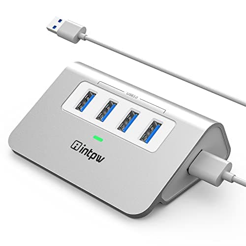 USB Hub, 4 Ports USB 3.0 Hub Multi Port Expander Dongle USB Extension Multiport Adapter with 1 m Cable Splitter for Laptop, PC, Xbox, Flash Drive, Printer, Camera, Keyborad