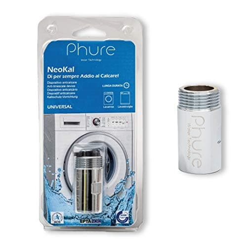 Phure Neokal Dispositivo Anticalcare Magnetico Antibatterico Universale 3/4" Per Lavatrice E Lavastoviglie, Barra