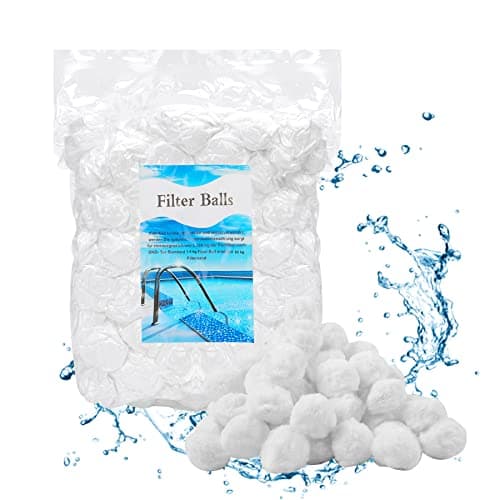 Forever Speed Palline filtranti da 1400 g per impianti di filtraggio a sabbia, adatte per filtri piscina, piscina e acquari, accessori per la pulizia della piscina. Palline filtranti bianche