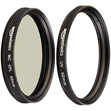 Amazon Basics - Filtro di protezione UV + Polarizzatore circolare - 52 mm
