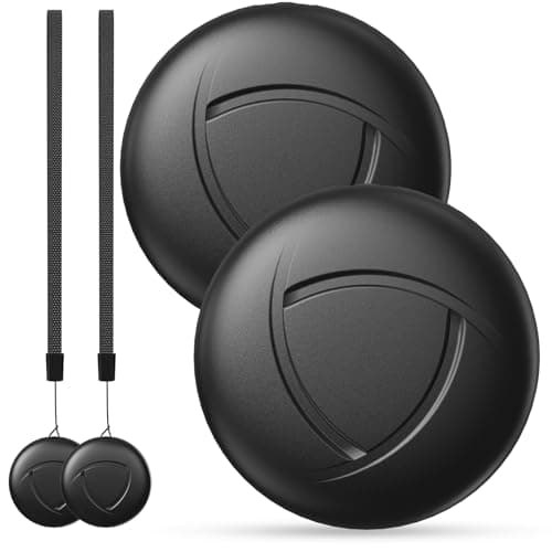 Smart Tag - 2 Pezzi Localizzatore GPS Air Tracker Tag, Localizzatori Bluetooth Compatibile con Apple Dov'è (Solo iOS 14.5+), Trova Chiavi per Valigia/Gatti/Borsa/Bambini/Cani, Batteria Sostituibile